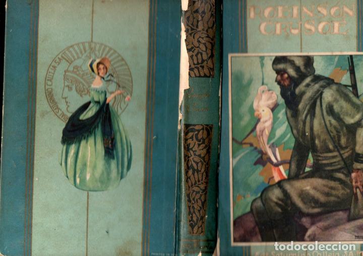 Libros antiguos: DANIEL DEFOE : ROBINSON CRUSOE (CALLEJA PERLA) - Foto 2