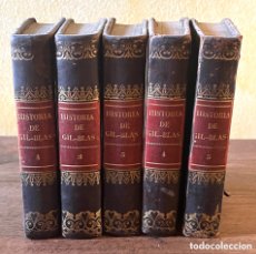 Libros antiguos: HISTORIA DE GIL BLAS DE SANTILLANA - 5 TOMOS - 1833 - IMP BERGNES, BARCELONA