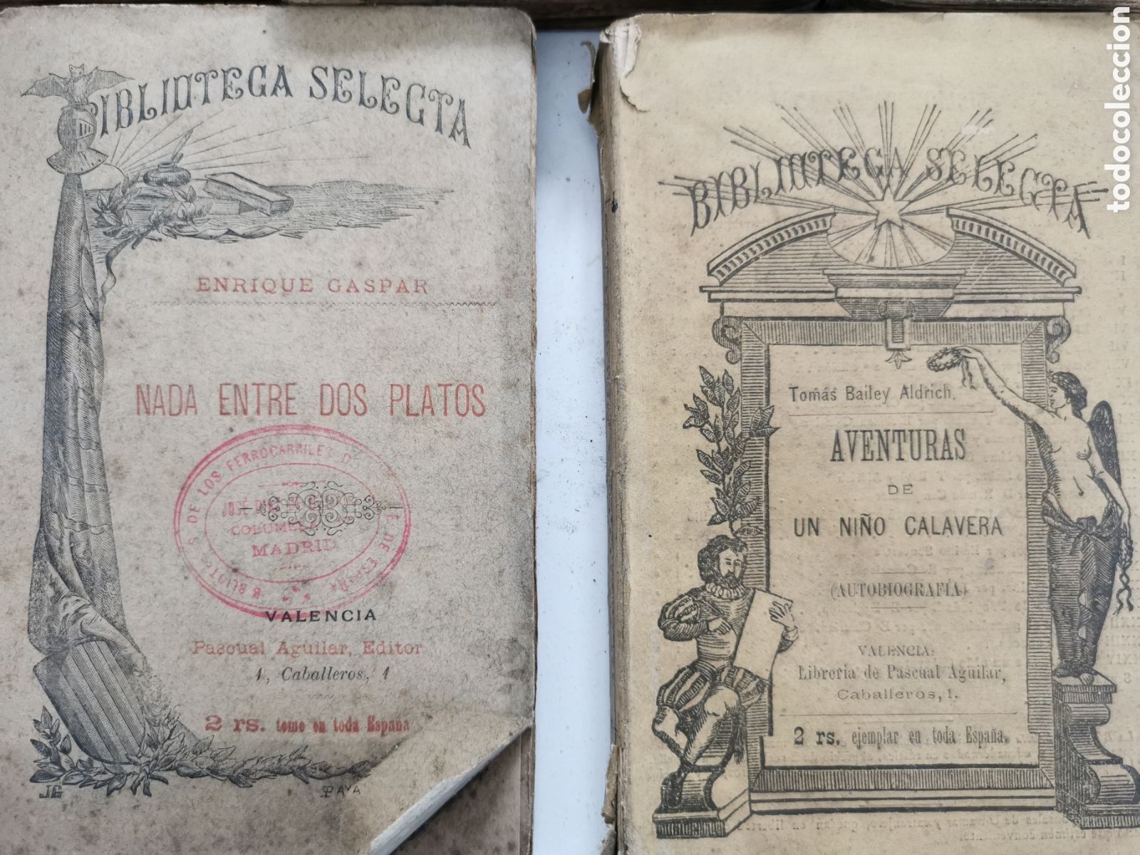 Libros antiguos: Biblioteca selecta Pascual Aguilar - Foto 4