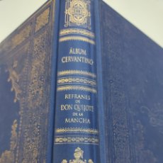 Libros antiguos: ALBUM CERVANTINO DON QUIJOTE DE LA MANCHA CERVANTES EDICIÓN BIBLIOFILIA TIRADA LIMITADA BBVA. Lote 399026459