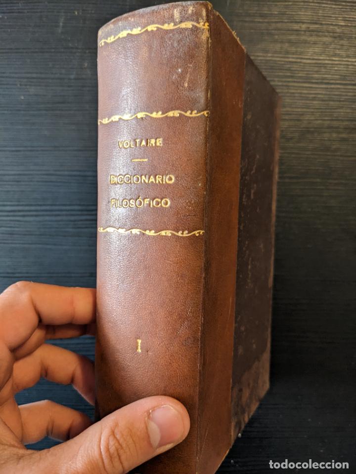 Libros antiguos: Diccionario filos&oacute;fico - Voltaire - Foto 1