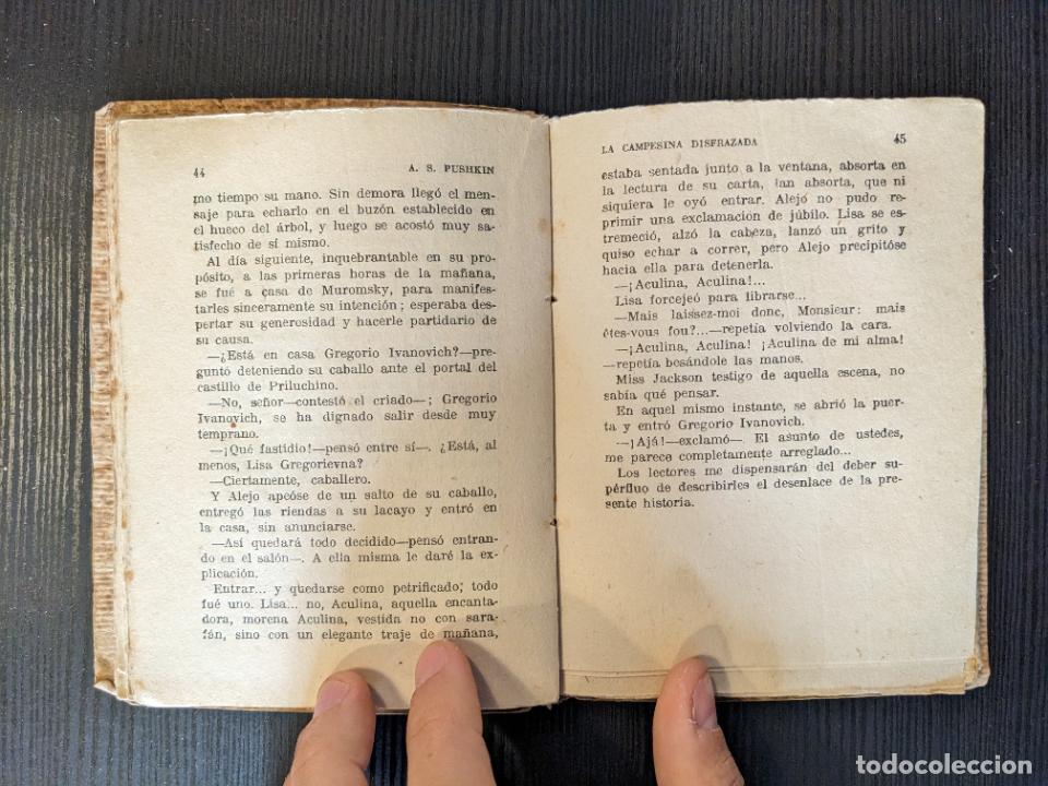Libros antiguos: La campesina disfrazada - Pushkin - Foto 2