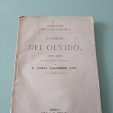 Libros antiguos: LA FUENTE DEL OLVIDO. TOMAS RODRÍGUEZ RUBÍ. MADRID 1872. Lote 402170744