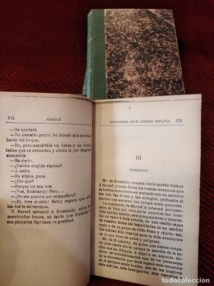 Libros antiguos: Marcof - 3 vol&uacute;menes - Ernesto Capendu - Foto 2