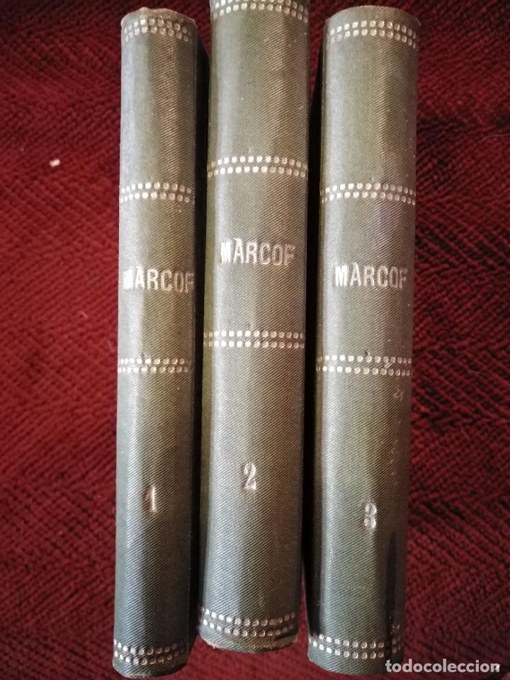 Libros antiguos: Marcof - 3 vol&uacute;menes - Ernesto Capendu - Foto 1
