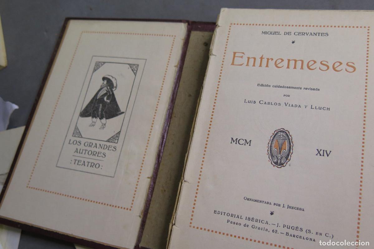 Libros antiguos: 1914. ENTREMESES. CERVANTES - Foto 2