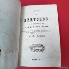 Libros antiguos: HISTORIA DE BERTOLDO, LA DE SU HIJO BERTOLDINO Y LA DE SU NIETO CACASENO - MADRID 1853. Lote 403358579