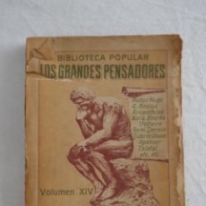 Libros antiguos: KROPOTKINE - PALABRAS DE UN REBELDE - BIBLIOTECA POPULAR LOS GRANDES PENSADORES VOL. XIV - 1918
