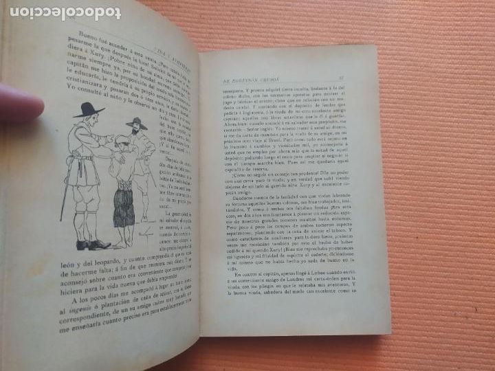 Libros antiguos: ROBINSON CRUSOE DANIEL DEFOE - Foto 4