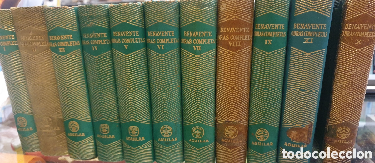 Libros antiguos: Obras completas Benavente del 1 al 11 - Foto 2