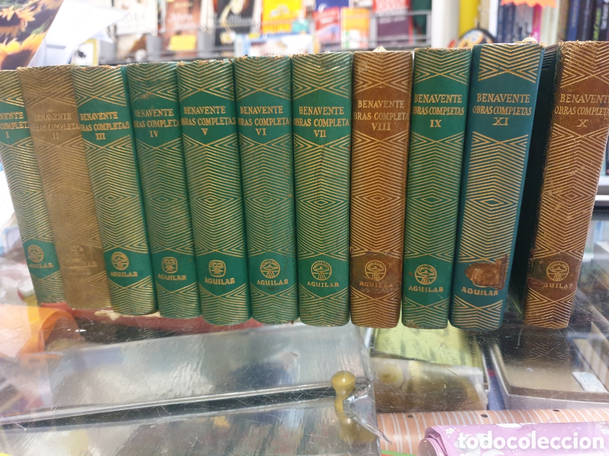 Libros antiguos: Obras completas Benavente del 1 al 11 - Foto 1