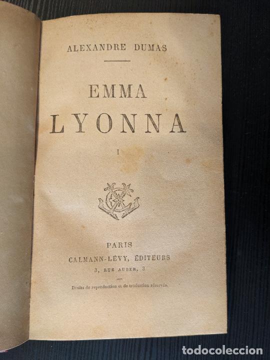 Libros antiguos: Emma Lyonna - Alexandre Dumas - Foto 1