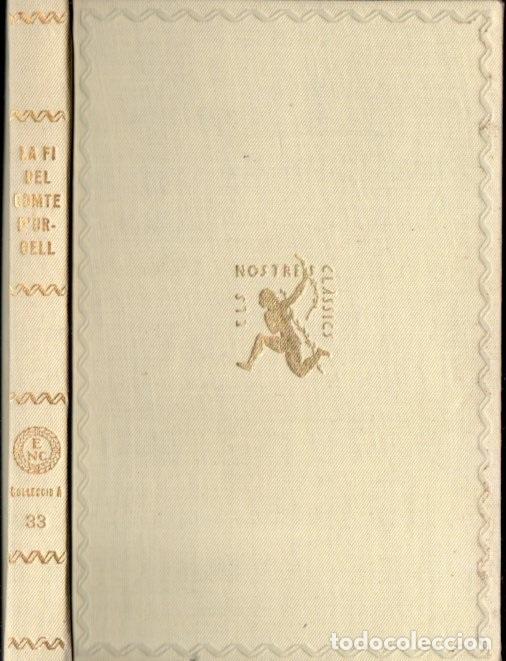 Libros antiguos: LA FI DEL COMTE DURGELL (BARCINO, 1931) - Foto 1