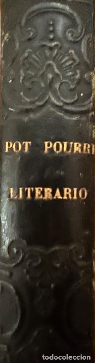 Libros antiguos: POT-POURRI LITERARIO - Foto 1