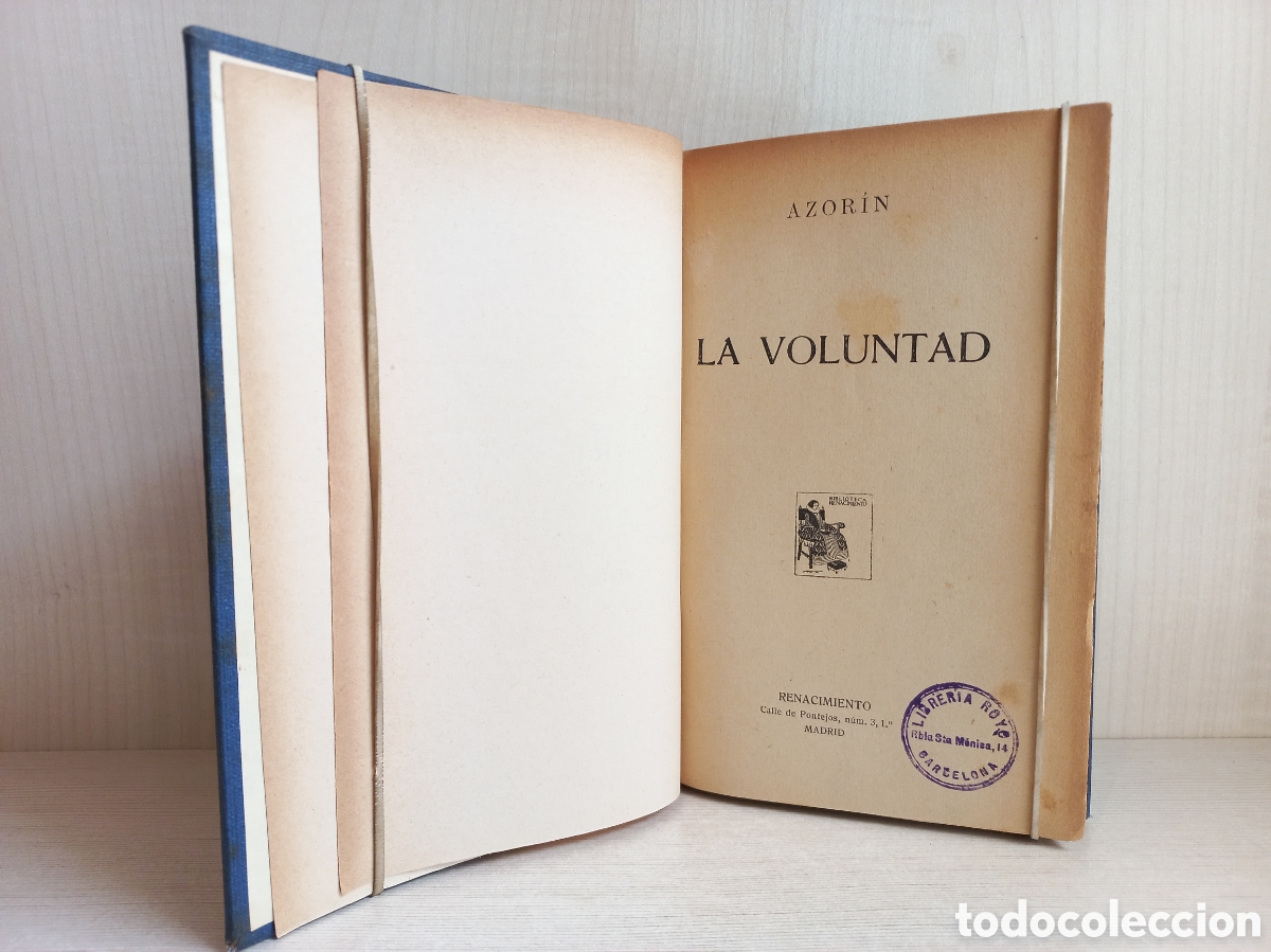 Libros antiguos: La voluntad. Azor&iacute;n. Editorial Renacimiento, 1913. - Foto 4