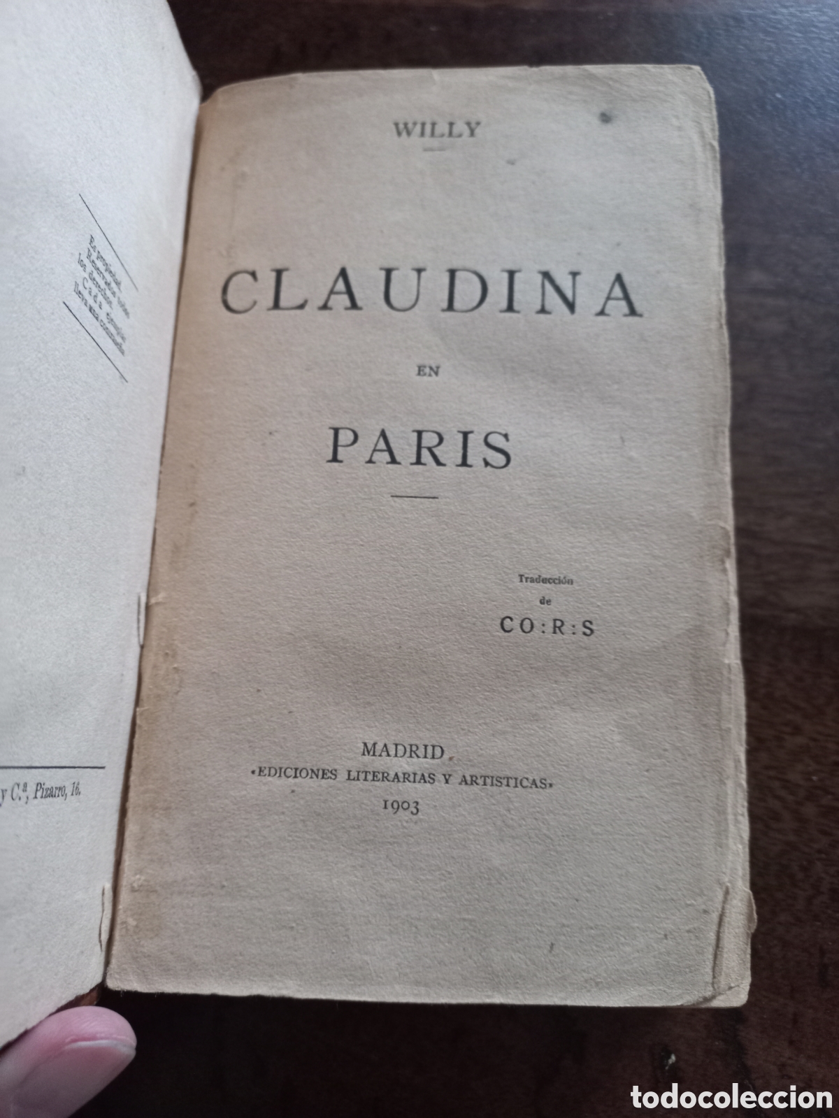 Libros antiguos: Claudina en la escuela, Willy (Colette) - Foto 1