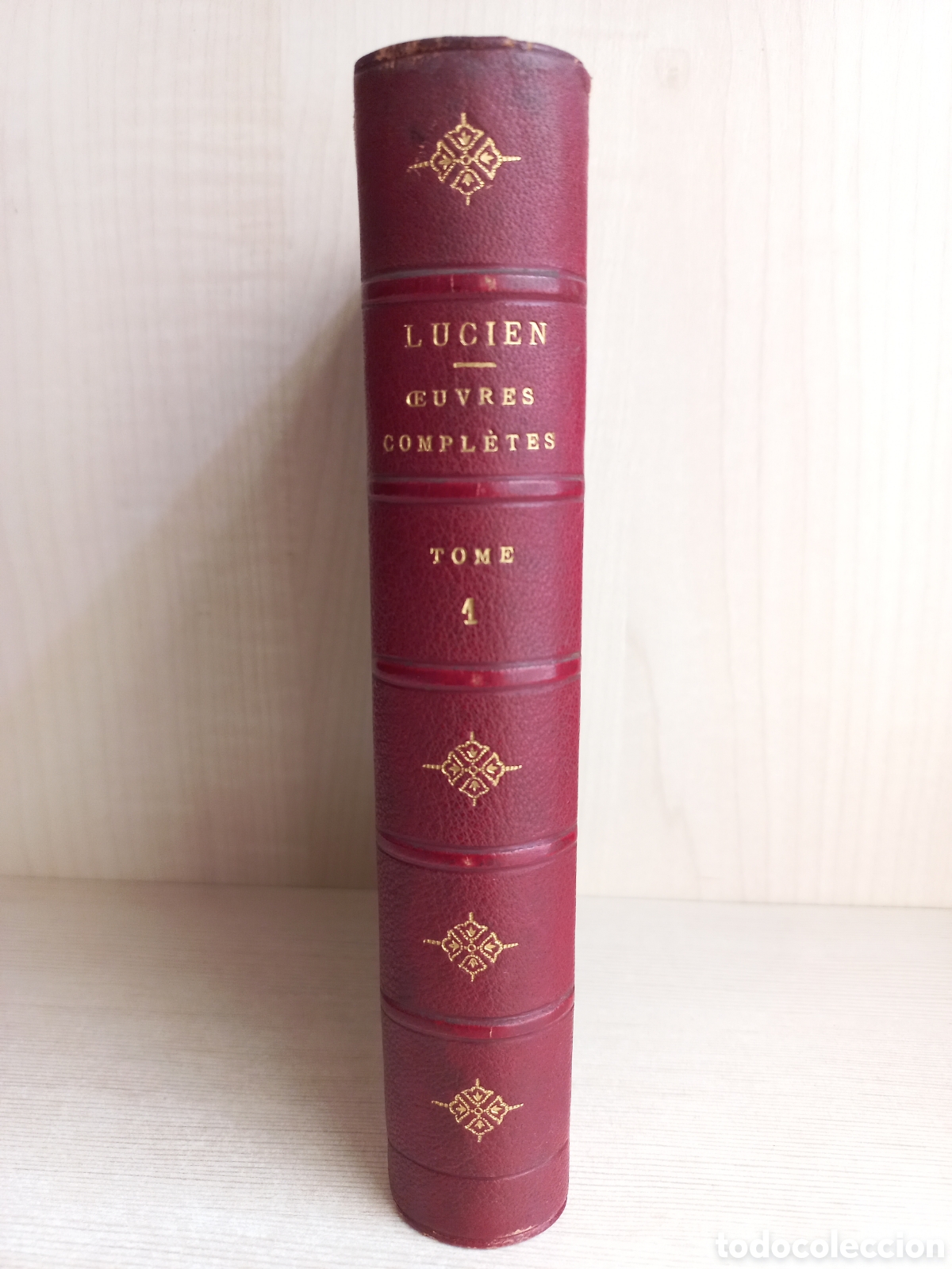 Libros antiguos: Oeuvres Completes 1. Lucien de Samosate. Librairie Hachette, 1874. Franc&eacute;s. - Foto 1