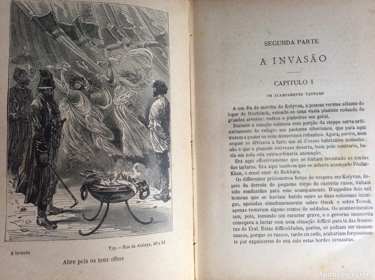 Libros antiguos: MIGUEL STROGOFF. [2.&ordf; EDI&Ccedil;&Atilde;O] VERNE. (J&uacute;lio) - Foto 3