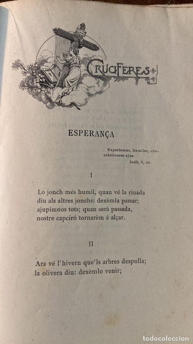 Libros antiguos: Flors del Calvari - Moss&egrave;n Jacinto Verdaguer - Foto 2