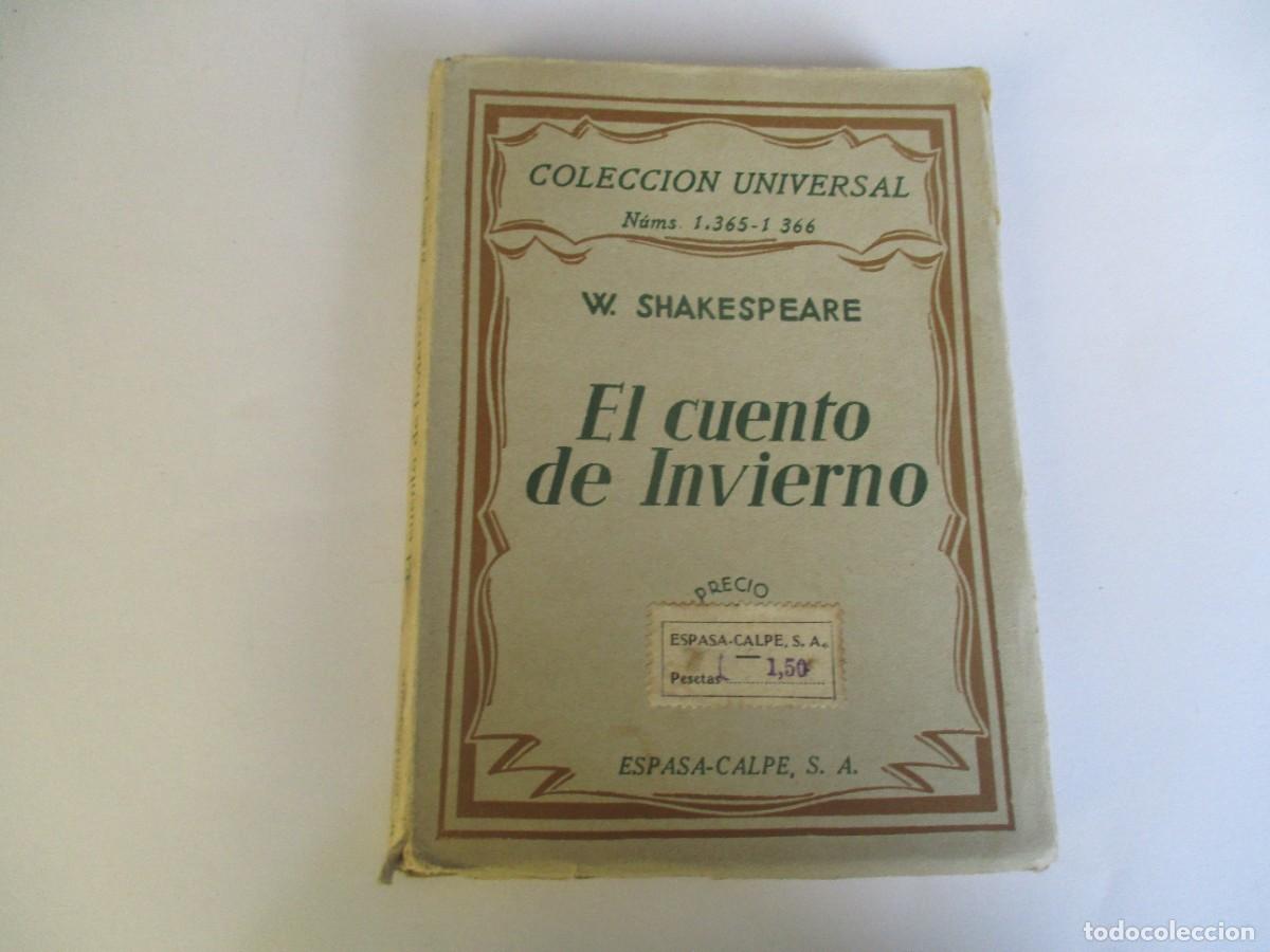 Libros antiguos: WILLIAM SHAKESPEARE El cuento de invierno W19247 - Foto 1
