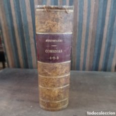 Libros antiguos: ARISTOFANES - COMEDIAS 3 TOMOS - OBRA COMPLETA 1880