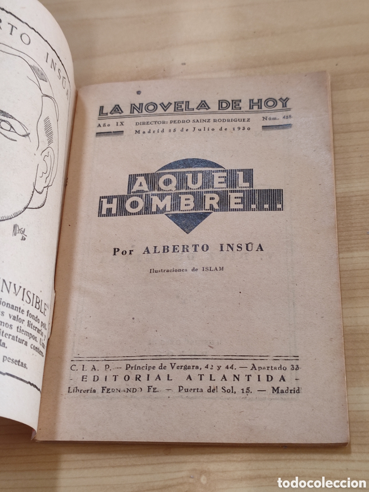 Libros antiguos: Aquel hombre Alberto Insua - Foto 3