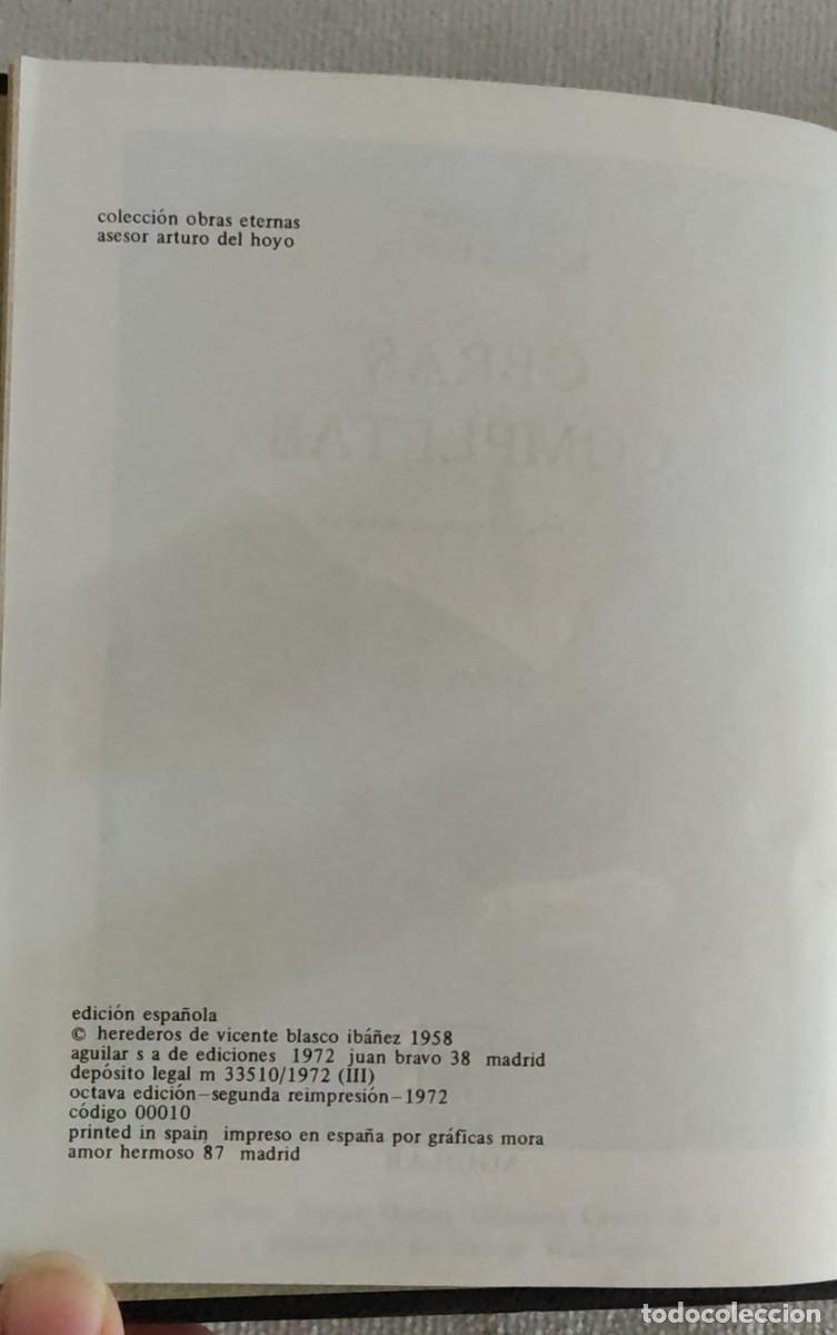 Libros antiguos: VICENTE BLASCO IBA&Ntilde;EZ. - Foto 6