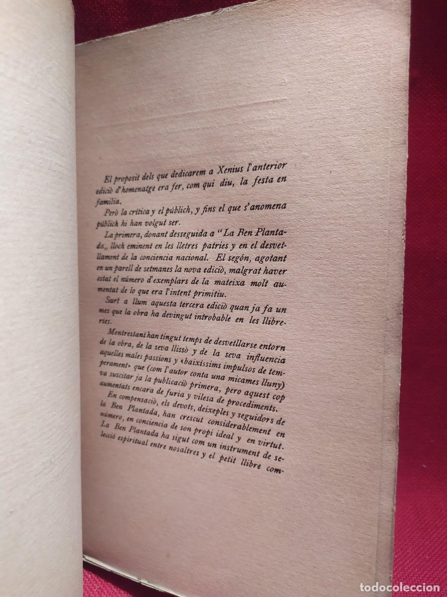 Libros antiguos: 1912. La ben plantada. Xenius. - Foto 3