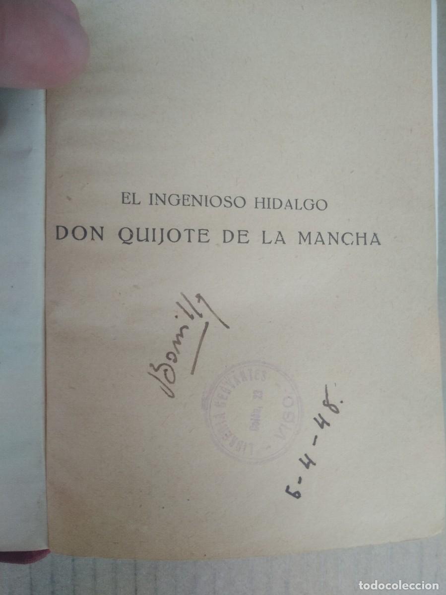 Libros antiguos: Antiguo libro Don quijote de la mancha- Cervantes - Foto 7