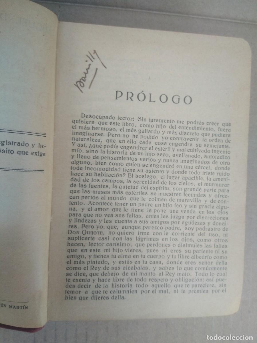 Libros antiguos: Antiguo libro Don quijote de la mancha- Cervantes - Foto 10