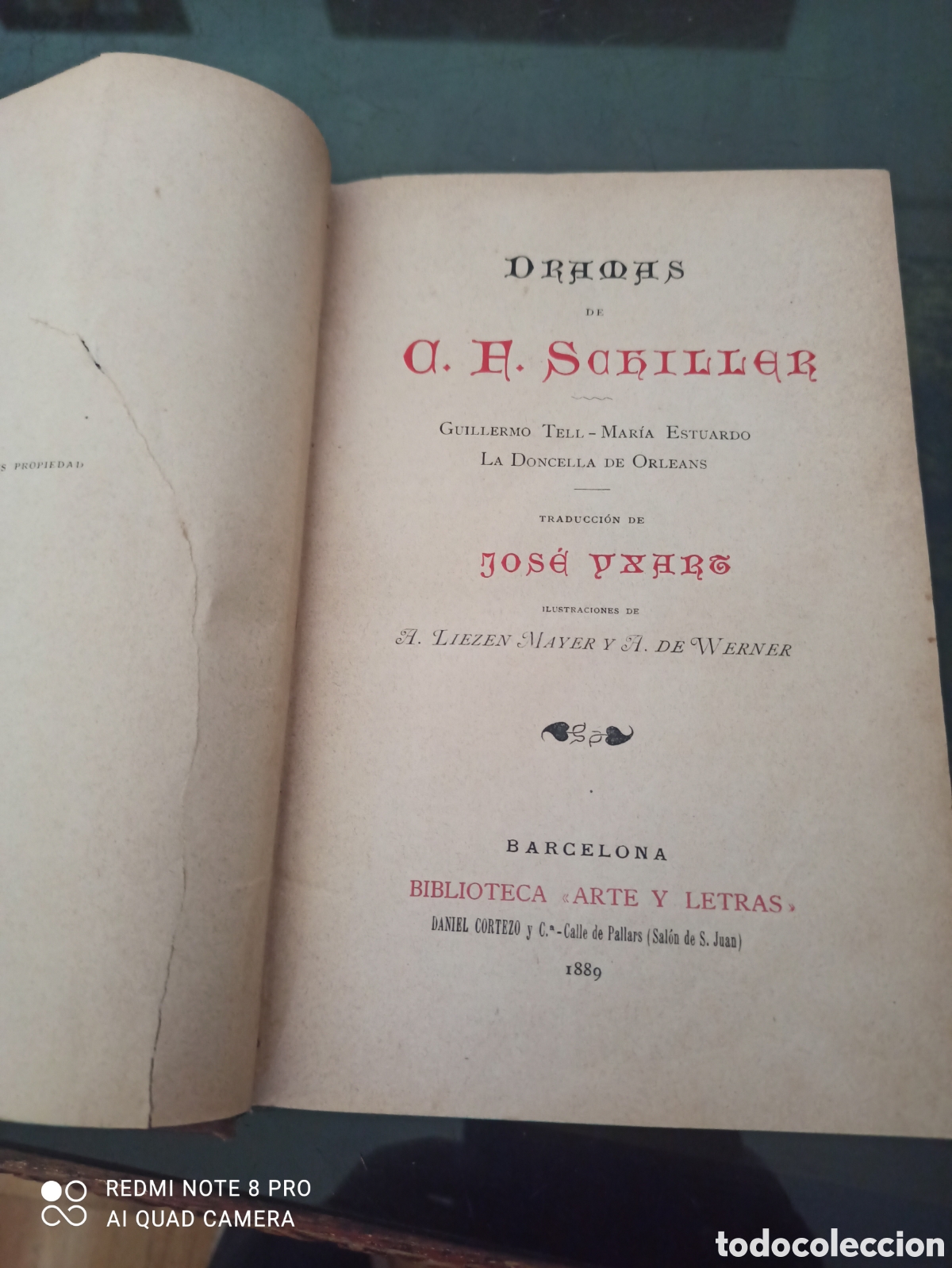 Libros antiguos: Libro muy antiguo de colecci&oacute;n1889. - Foto 2