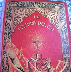 Libros antiguos: LEYENDA DEL CID- ZORRILLA (VERSO) 1882- COLECCIONISTAS Y BIBLIOFILOS- BUEN ESTADO-