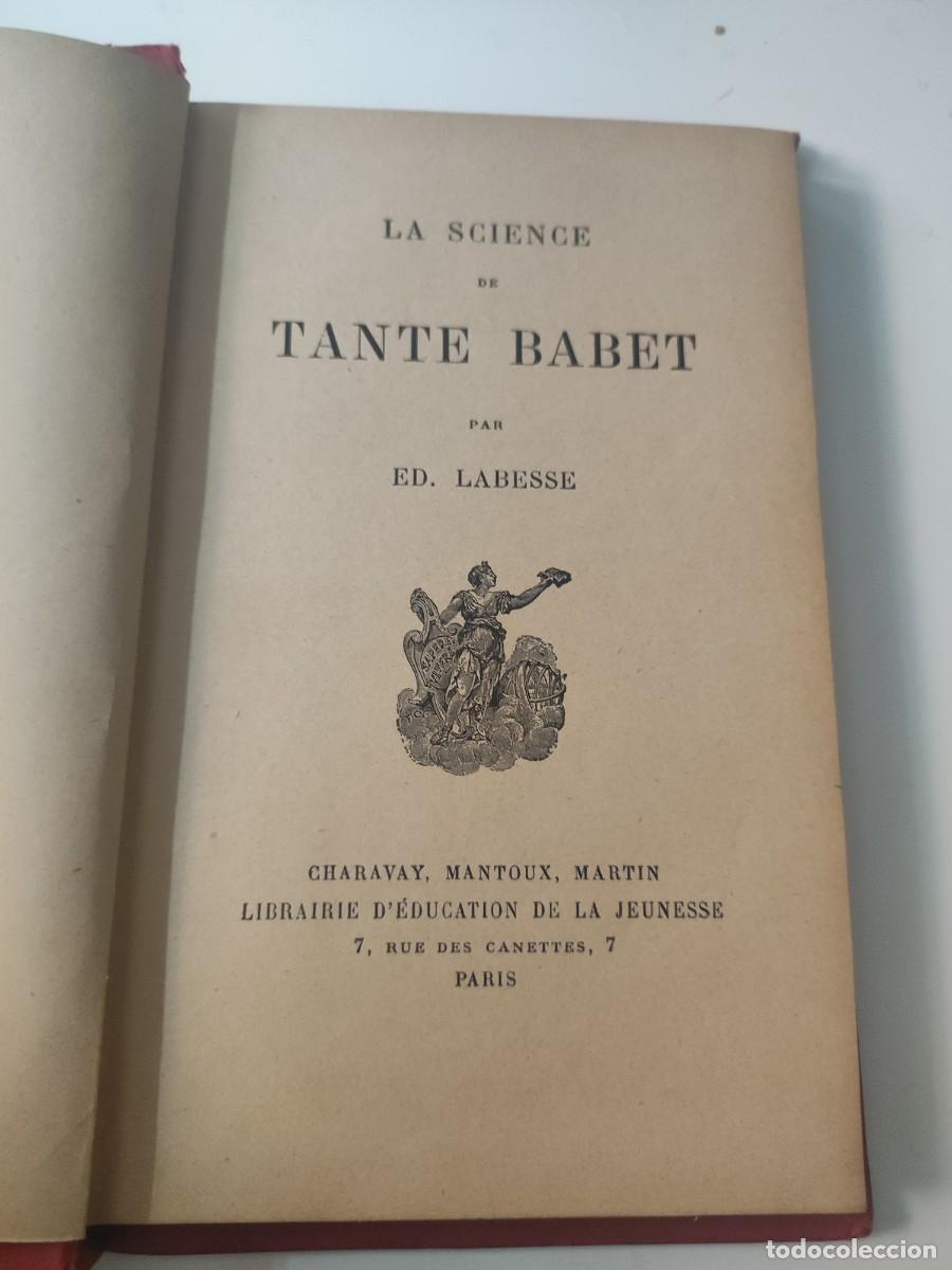 Libros antiguos: La science de Tanteo Babet. Labesse. - Foto 1