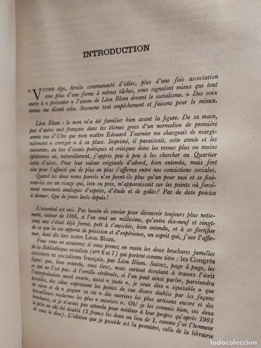 Libros antiguos: 1954. Loeuvre de Leon Blum. - Foto 17