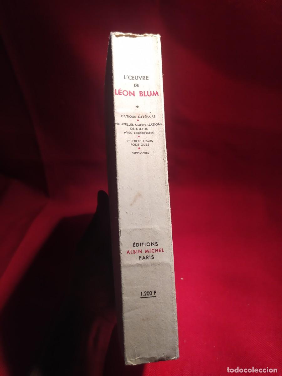 Libros antiguos: 1954. Loeuvre de Leon Blum. - Foto 22