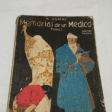 Libros antiguos: LIBRO MEMORIAS DE UN MEDICO A DUMAS TOMO 1