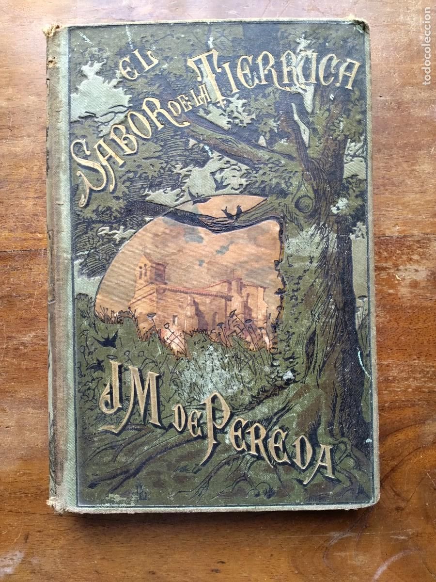 Libros antiguos: El sabor de la tierruca Pereda 1882 - Foto 1