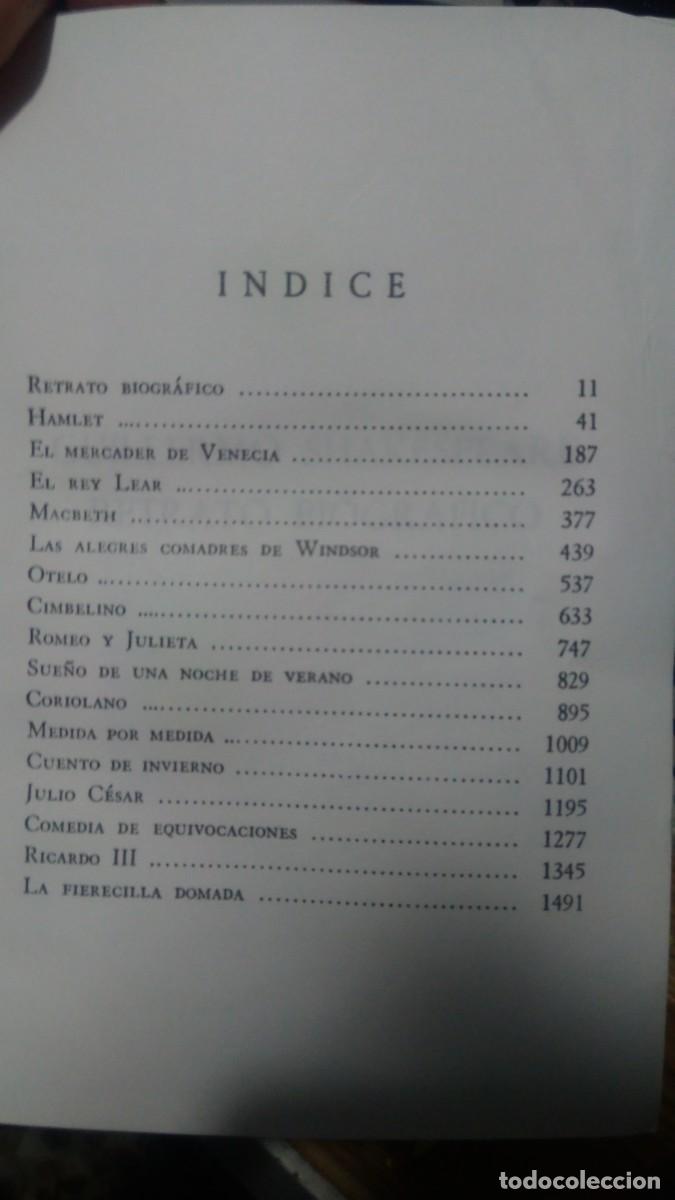 Libros antiguos: SHAKESPEARE, OBRAS INMORTALES, ED. E.D.A.F, DE BOLSILLO - Foto 3