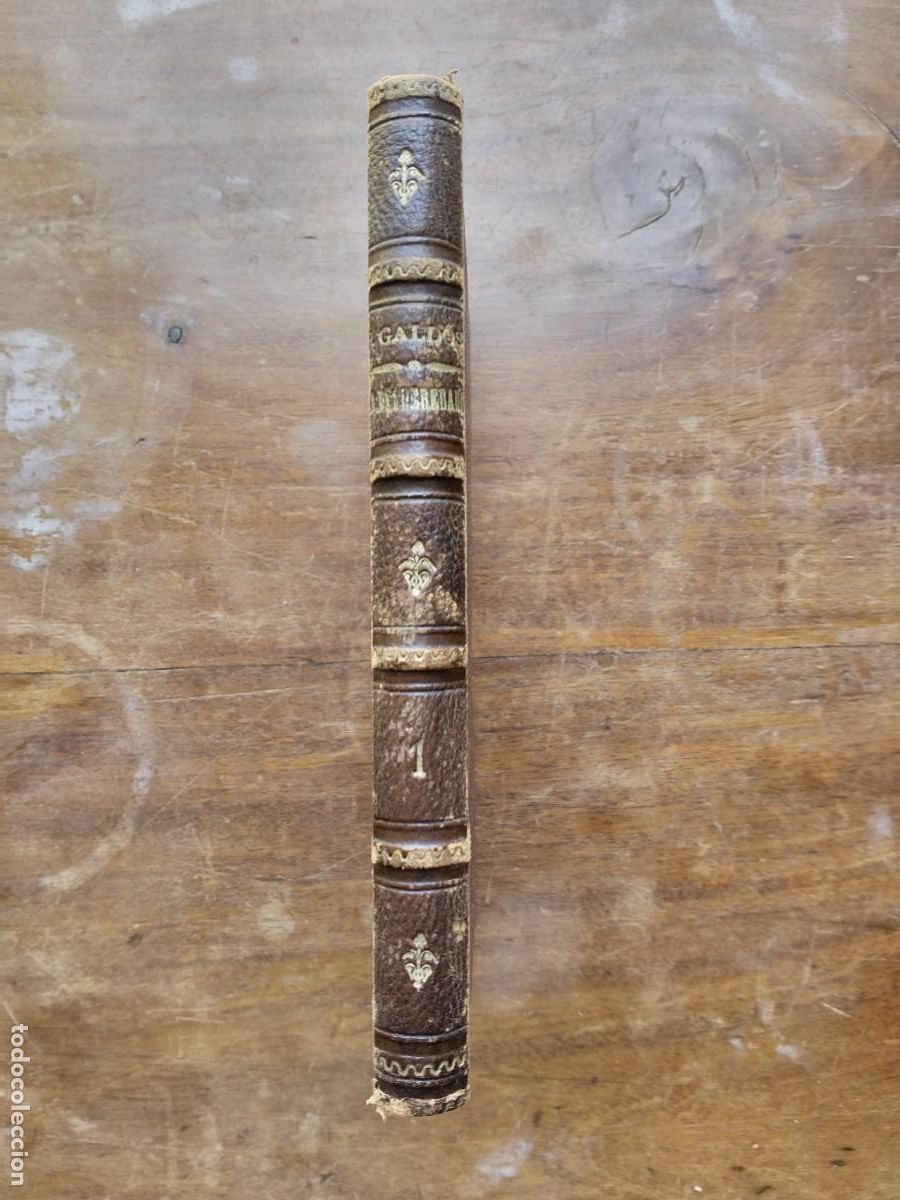 Libros antiguos: La desheredada Gald&oacute;s 1890, dos tomos - Foto 2