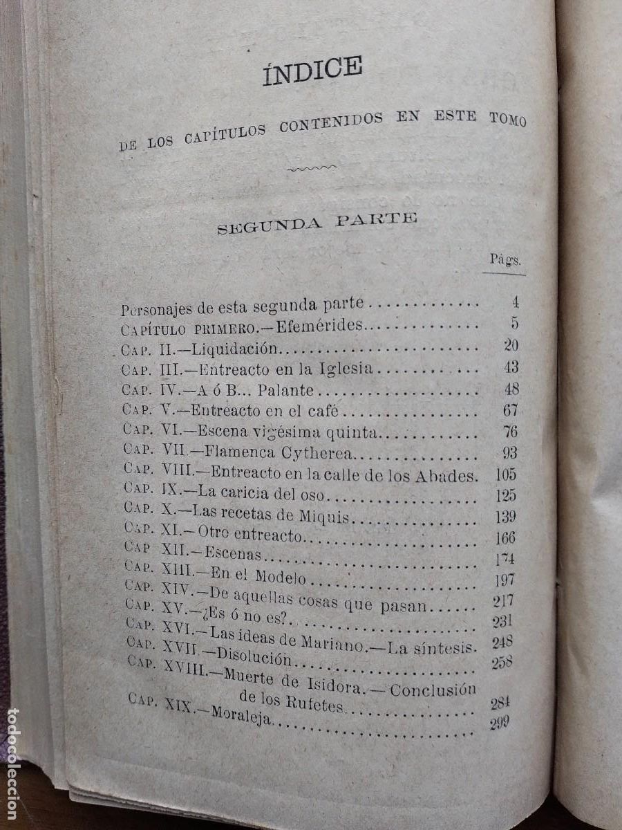 Libros antiguos: La desheredada Gald&oacute;s 1890, dos tomos - Foto 10
