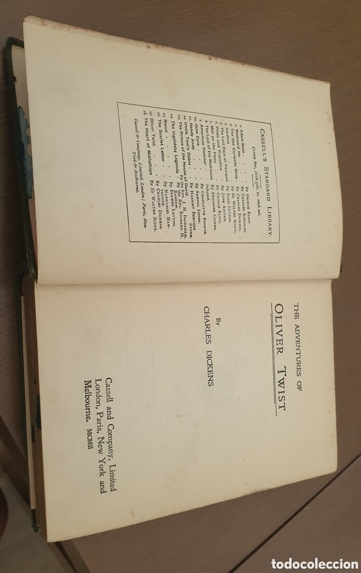 Libros antiguos: Charles Dickens. Oliver Twist 1903 - Foto 3