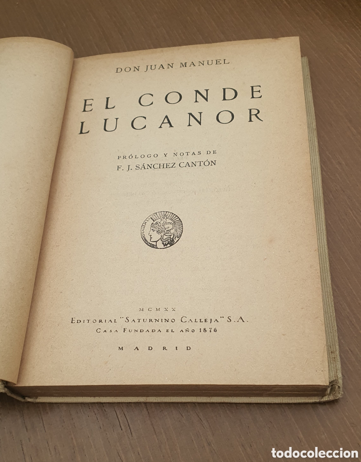 Libros antiguos: El Conde Lucanor 1920 - Foto 2