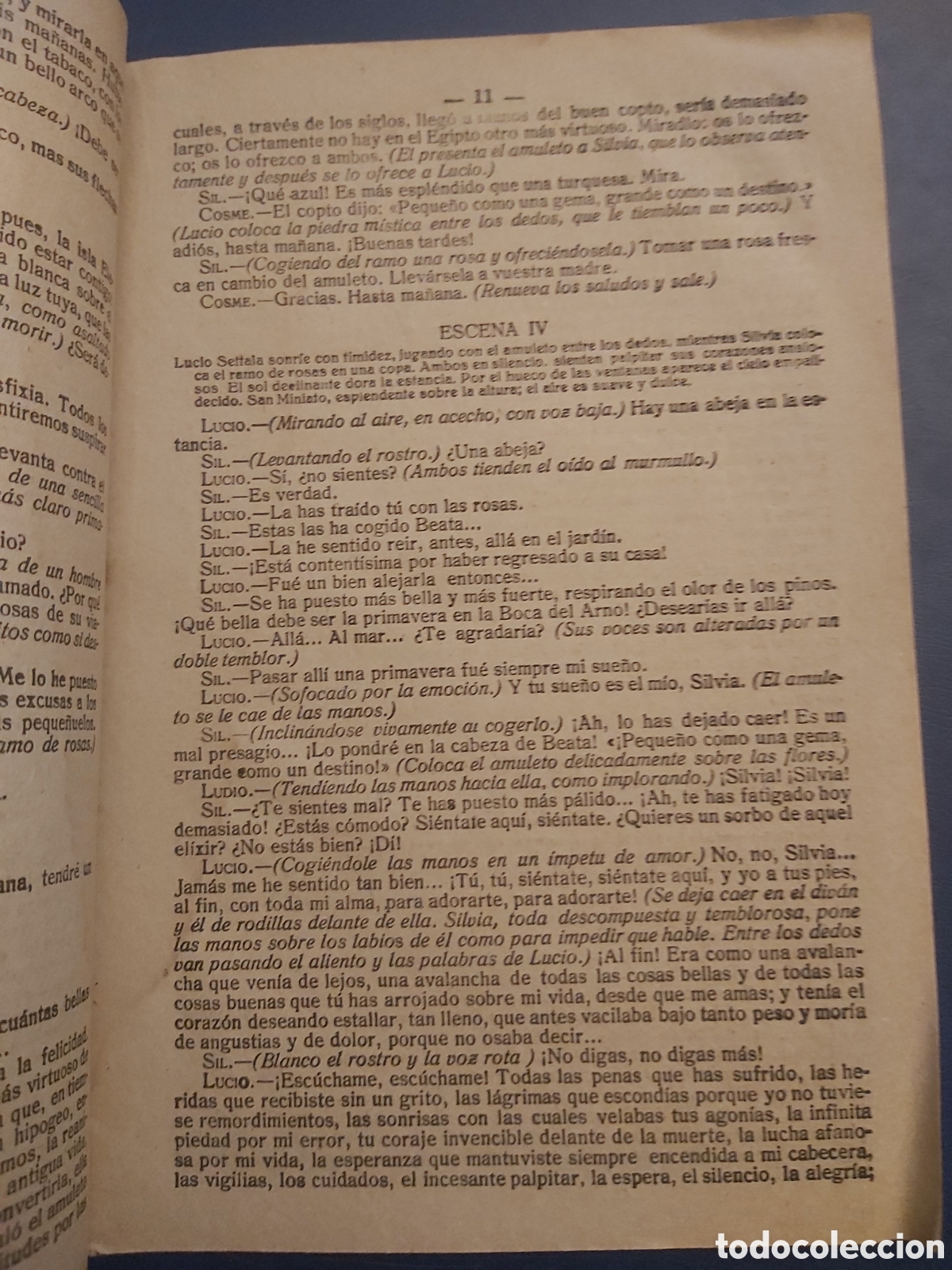 Libros antiguos: LIBRETO LA GIOCONDA # GABRIEL DANNUNZIO # - Foto 2