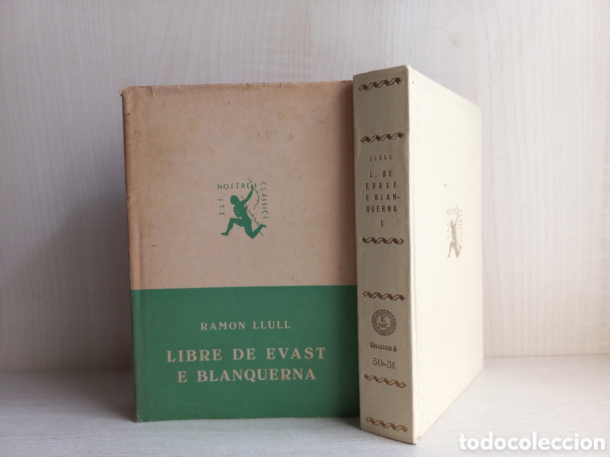 Libros antiguos: Libre de evast e Blanquerna. Ramon Llull. Editorial Barcino, col-lecci&oacute; els nostres classics, 1935. - Foto 4