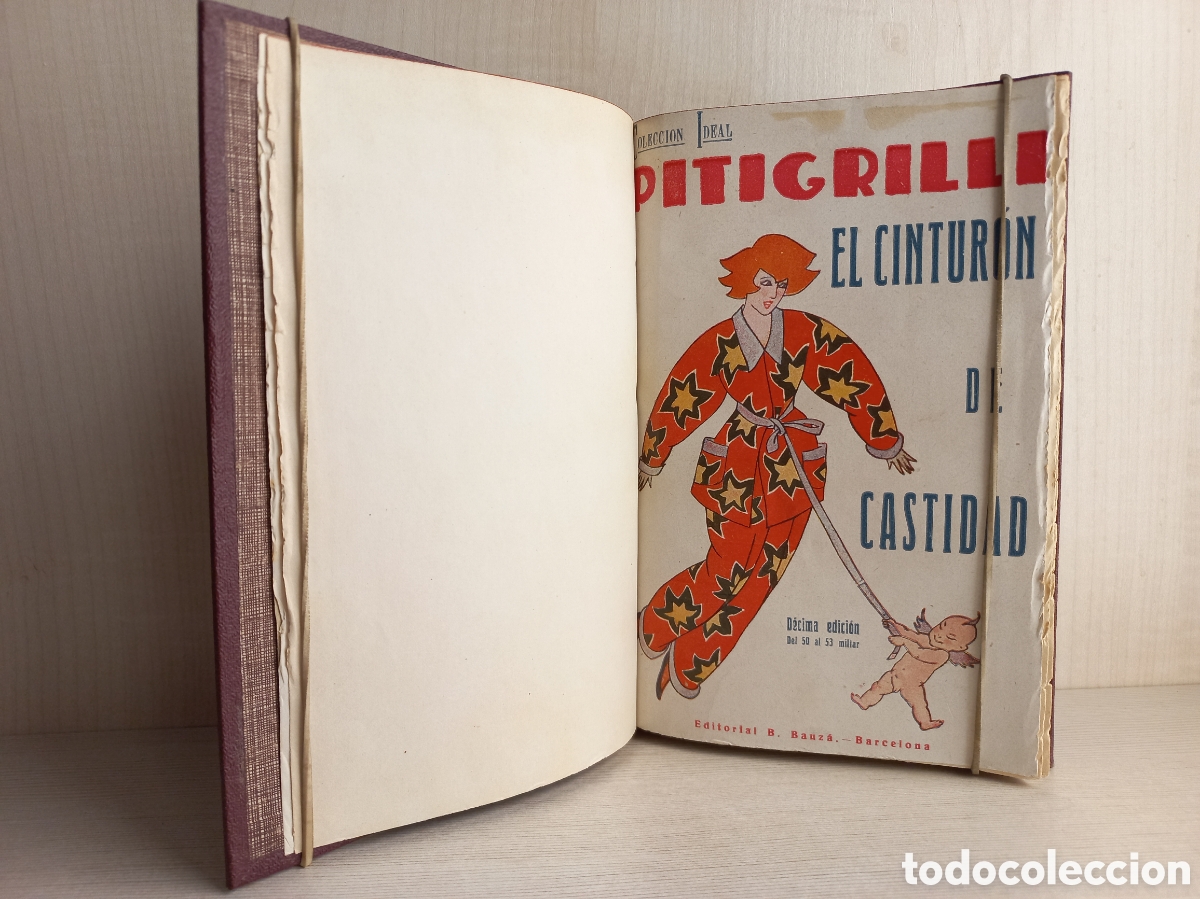 Libros antiguos: El cintur&oacute;n de castidad. Pitigrilli. Editorial Bauz&aacute;, 1925. - Foto 5