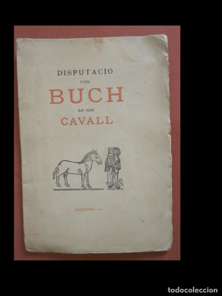 Libros antiguos: Disputacio den Buch a son cavall - Foto 1