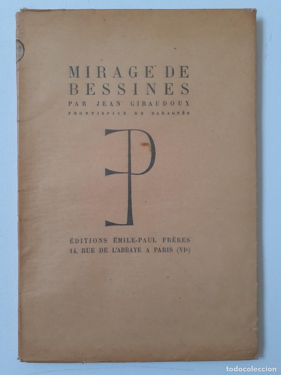 Libros antiguos: &rdquo;Mirage de Bessines&rdquo; de JEAN GIRAUDOUX (1931) - Foto 1