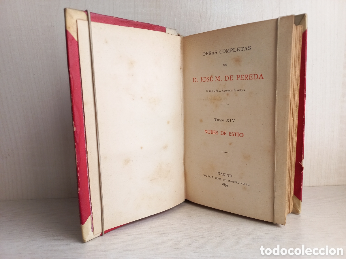Libros antiguos: Nubes de est&iacute;o. Jos&eacute; Maria de Pereda. Tello, 1894. - Foto 5