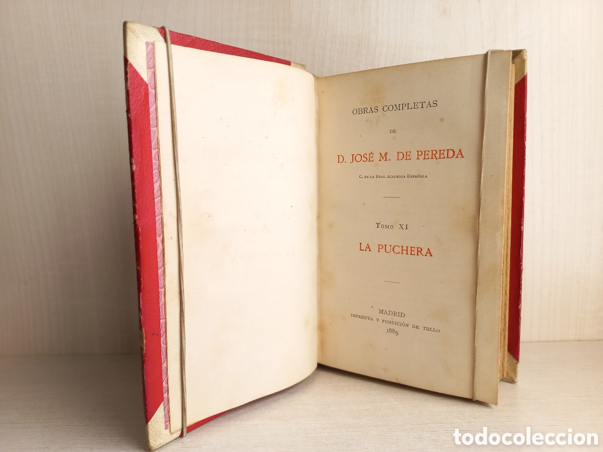 Libros antiguos: La puchera. Jos&eacute; Maria de Pereda. Tello, 1889. - Foto 5