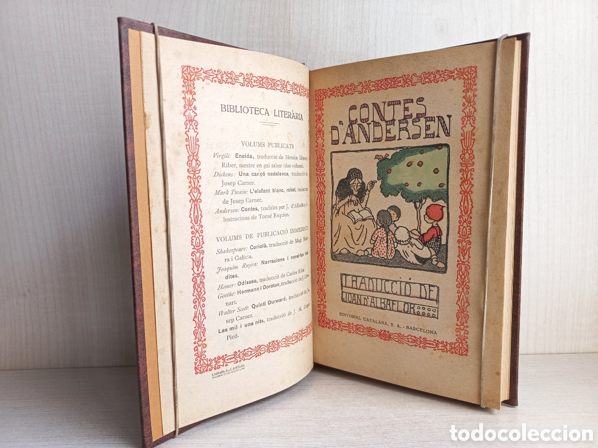 Libros antiguos: Contes DAndersen. Editorial Catalana. Ilustrado. Catal&aacute;n. - Foto 4